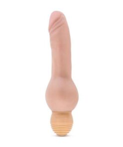 X5 Plus Mr Right Now Vibrating Dildo Beige