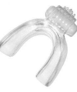 Tongue Star Vibe With 10ml Liquor Lube Pillow Clear
