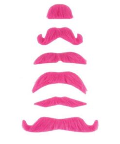 Mustache Party Kit Favors 6 Count Pink