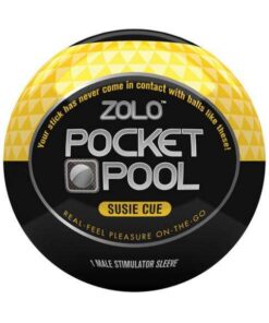 Zolo Pocket Pool Susie Cue Yellow Sleeve