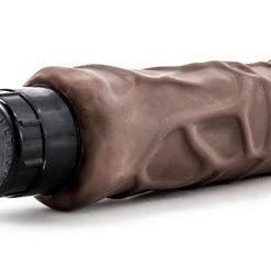 X5 Realistic Hard On 9 inches Vibrating Dildo - Brown